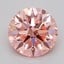 1.68 Ct. Fancy Vivid  Pink Round Lab Grown Diamond