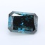 6.11 Ct. Fancy Deep Green Blue Radiant Lab Grown Diamond