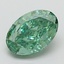 1.57 Ct. Fancy Green Oval Lab Grown Diamond