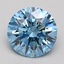 2.06 Ct. Fancy Blue Round Lab Grown Diamond