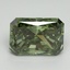 3.09 Ct. Fancy Vivid Pacific Green Radiant Lab Grown Diamond