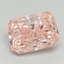 3.01 Ct. Fancy Vivid Pink Radiant Lab Grown Diamond