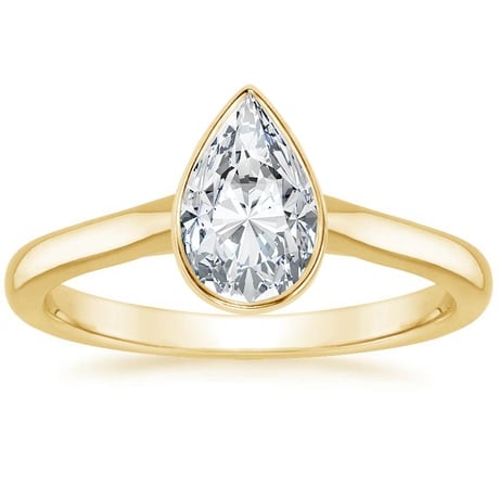 18K Yellow Gold Luna Bridal Set