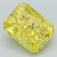 2.09 Ct. Fancy Vivid Yellow Radiant Lab Grown Diamond