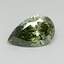 1.03 Ct. Fancy Vivid Green Pear Lab Grown Diamond