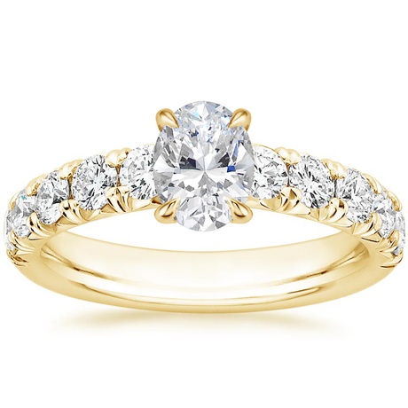 18K Yellow Gold Ellora Diamond Bridal Set