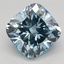 2.66 Ct. Fancy Intense Blue Cushion Lab Grown Diamond