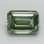 1.83 Ct. Fancy Vivid Pacific Green Emerald Lab Grown Diamond
