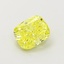 0.76 Ct. Fancy Intense  Yellow Cushion Lab Grown Diamond