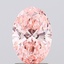 1.34 Ct. Fancy Vivid Pink Oval Lab Grown Diamond