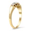 The Coreen Ring, smalltop view on a hand