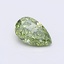 0.58 Ct. Fancy Green Pear Lab Grown Diamond