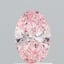 1.06 Ct. Fancy Vivid Pink Oval Lab Grown Diamond