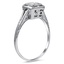 The Nida Ring, smalltop view on a hand
