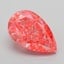 5.18 Ct. Fancy Vivid Pink Pear Lab Grown Diamond