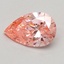 0.55 Ct. Fancy Vivid Pink Pear Lab Grown Diamond