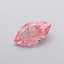 0.9 Ct. Fancy Vivid Pink Marquise Lab Grown Diamond