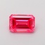 1.15 Ct. Fancy Vivid Pink Emerald Lab Grown Diamond