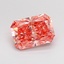 1.52 Ct. Fancy Vivid  Pink Radiant Lab Grown Diamond