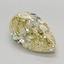 3.61 Ct. Fancy Yellow Pear Lab Grown Diamond