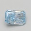 3.00 Ct. Fancy Vivid Blue Radiant Lab Grown Diamond