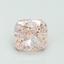 4.96 Ct. Fancy Vivid Pink Cushion Lab Grown Diamond
