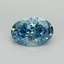 2.09 Ct. Fancy Vivid Blue Oval Lab Grown Diamond