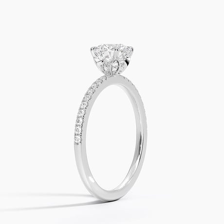Luxe Petal Diamond Ring