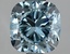 2.18 Ct. Fancy Intense Blue Cushion Lab Grown Diamond