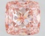 11.10 Ct. Fancy Vivid Pink Cushion Lab Grown Diamond