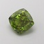 1.04 Ct. Fancy Vivid  Green Cushion Lab Grown Diamond