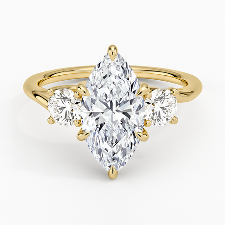 Luxe Delilah Three Stone Diamond Ring