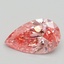 0.76 Ct. Fancy Vivid Pink Pear Lab Grown Diamond