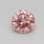 0.35 Ct. Fancy Vivid Pink Round Lab Grown Diamond