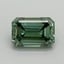 4.01 Ct. Fancy Vivid Green Emerald Lab Grown Diamond