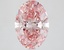 4.30 Ct. Fancy Vivid Pink Oval Lab Grown Diamond