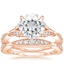 14KR Moissanite Zinnia Diamond Bridal Set (1/2 ct. tw.), smalltop view