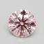 1.36 Ct. Fancy Intense Pink Round Lab Grown Diamond