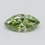 1.01 Ct. Fancy Vivid Green Marquise Lab Grown Diamond