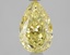 1.57 Ct. Fancy Vivid Yellow Yellow Pear Lab Grown Diamond