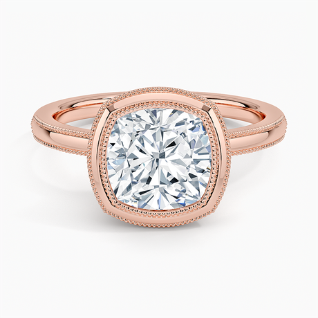 14K Rose Gold Blair Bezel Ring