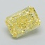 2.11 Ct. Fancy Vivid Yellow Radiant Lab Grown Diamond