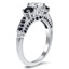 Sapphire Embellished Three-Stone Heirloom Ring, smallview