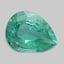 7.9x6.0mm  Green  Pear   Emerald