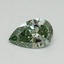 0.40 Ct. Fancy Vivid Green Pear Lab Grown Diamond