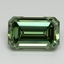 3.08 Ct. Fancy Vivid Pacific Green Emerald Lab Grown Diamond