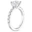 Platinum Gemma Diamond Ring, smallside view