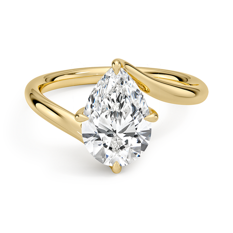 Atelier Bypass Solitaire Ring