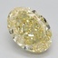 2.52 Ct. Fancy Intense Yellow Oval Lab Grown Diamond