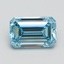 2.43 Ct. Fancy Intense Blue Emerald Lab Grown Diamond